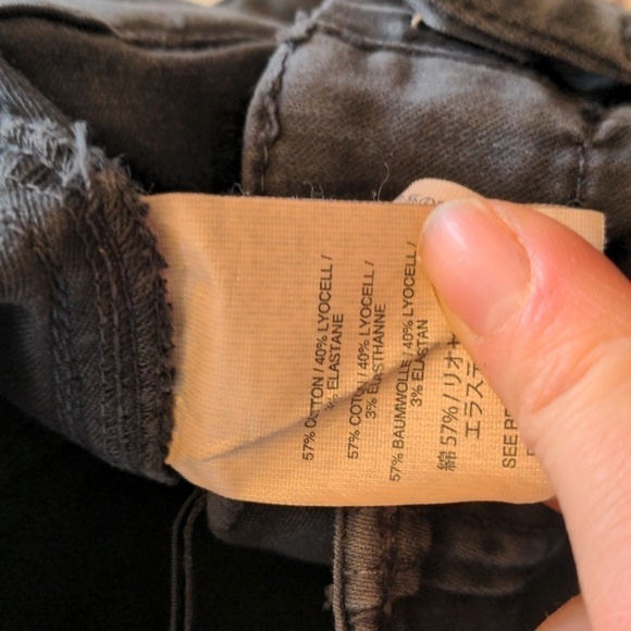 J. Crew Gray 9" Cargo Toothpick Pants - Picture 5 of 5